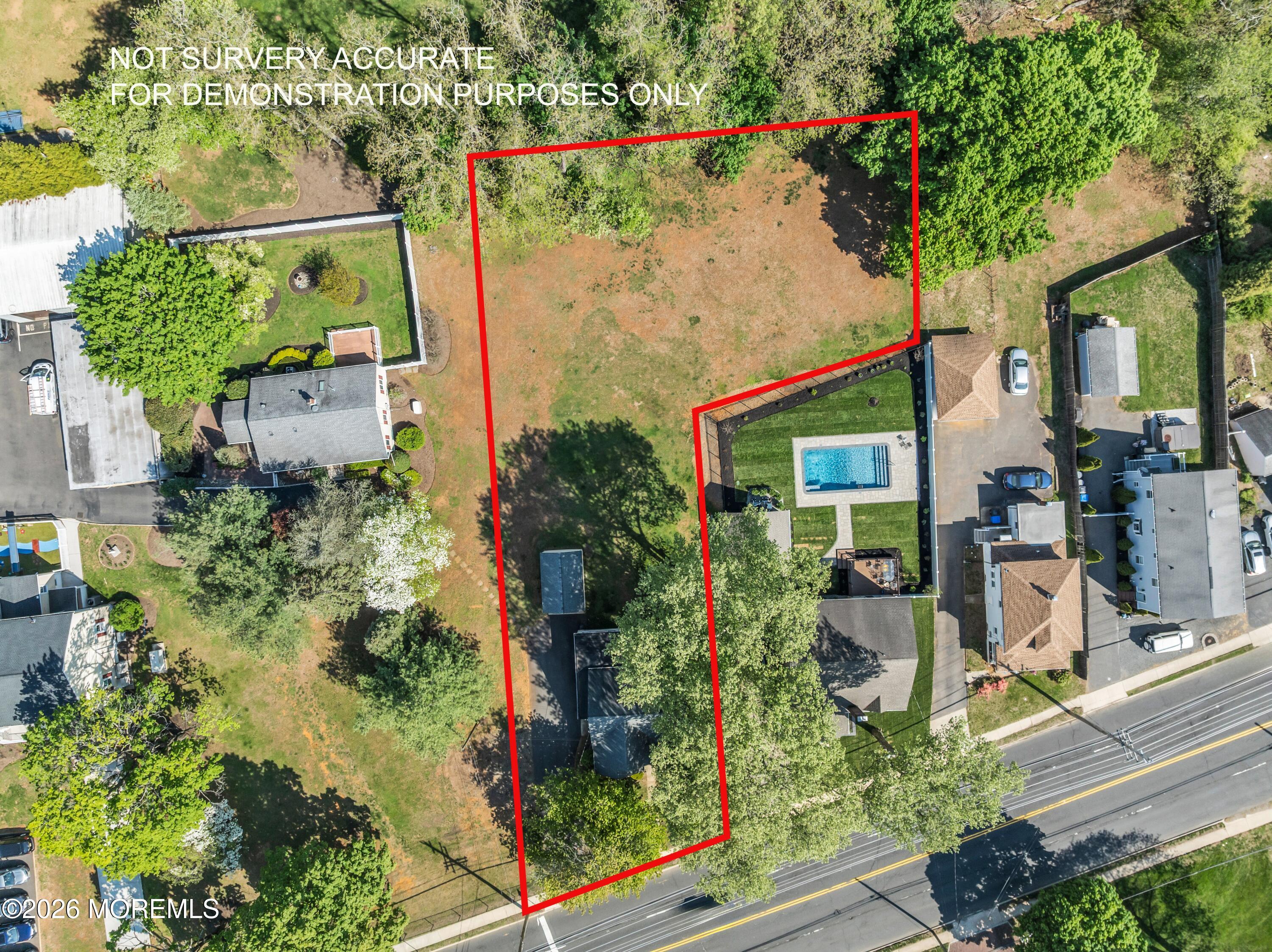540 Newman Springs Road Lincroft, NJ 07738 - Photo 3 of 49 Marked Property Aerial