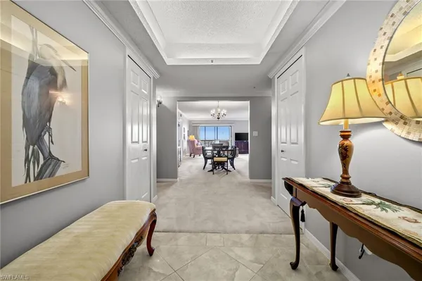 a room with furniture and a window