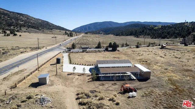 a view of terrace with city view
