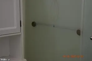 a close up of a shower