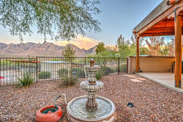 a outdoor space view with a sitting space