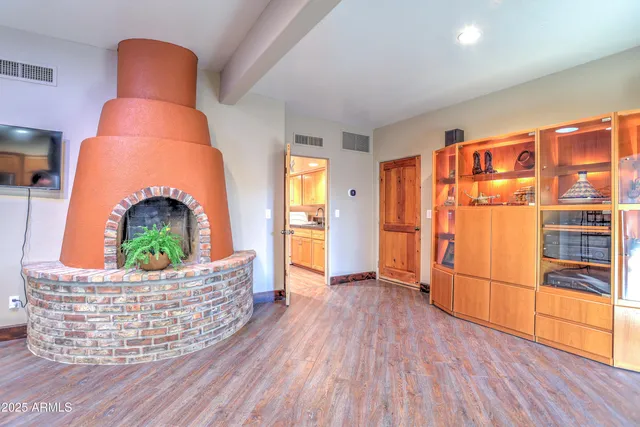 a very nice looking room with a large window