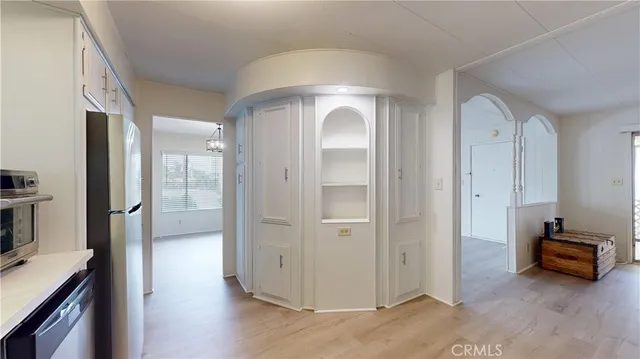 a view of livingroom with furniture and wooden floor