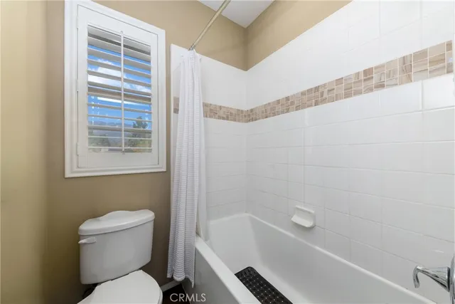 a bathroom with a toilet and a bathtub