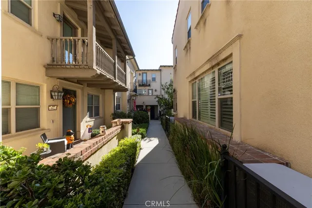 a view of a house with many windows