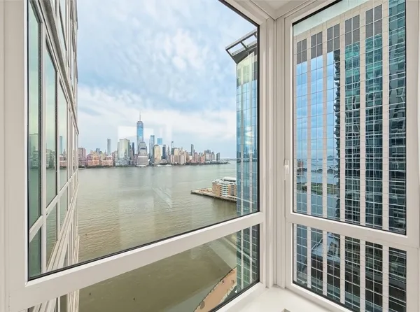 a view of balcony with city view