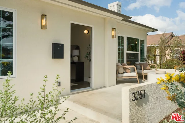 a living room with furniture flowerpot and a chandelier