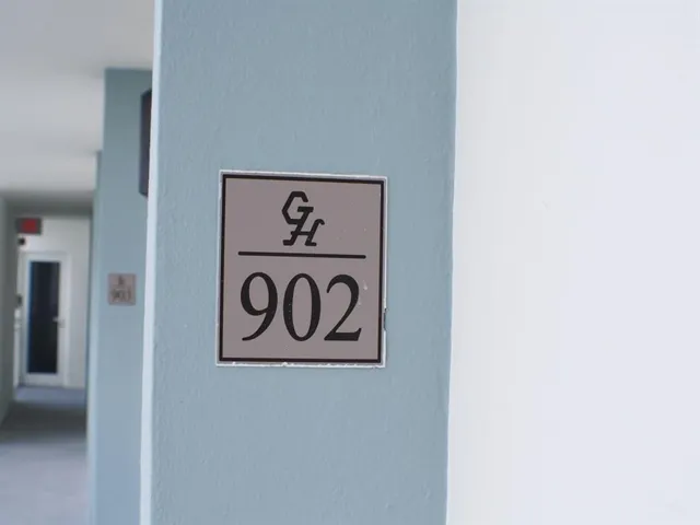 a close up of a sign