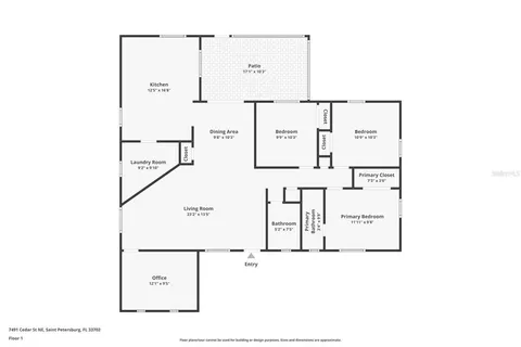 a picture of floor plan