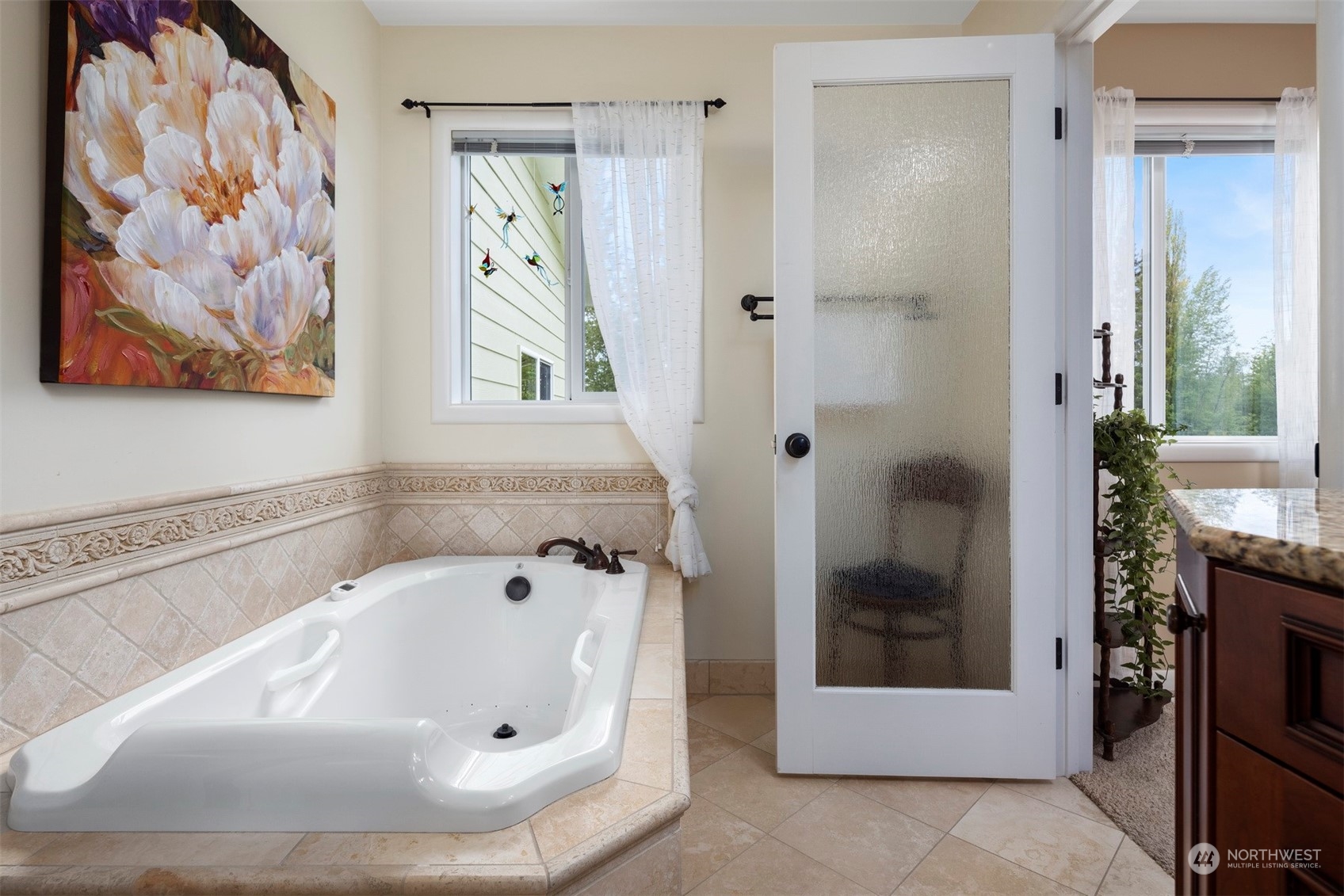 2931 McLeod Road Bellingham, WA 98225 - Photo 24 of 37 a bathroom with a bathtub and a shower