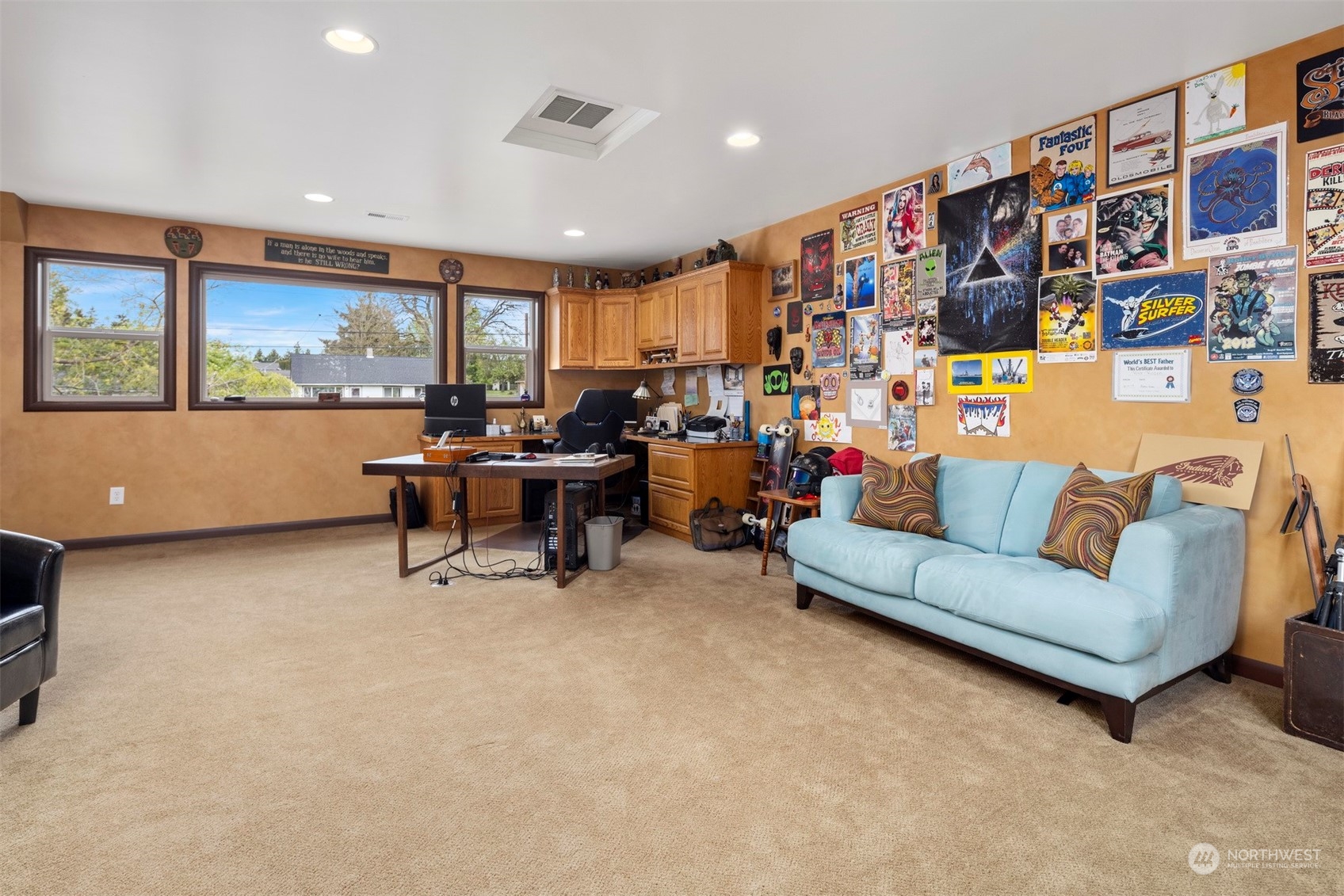 2931 McLeod Road Bellingham, WA 98225 - Photo 33 of 37 a living room with furniture and a large window