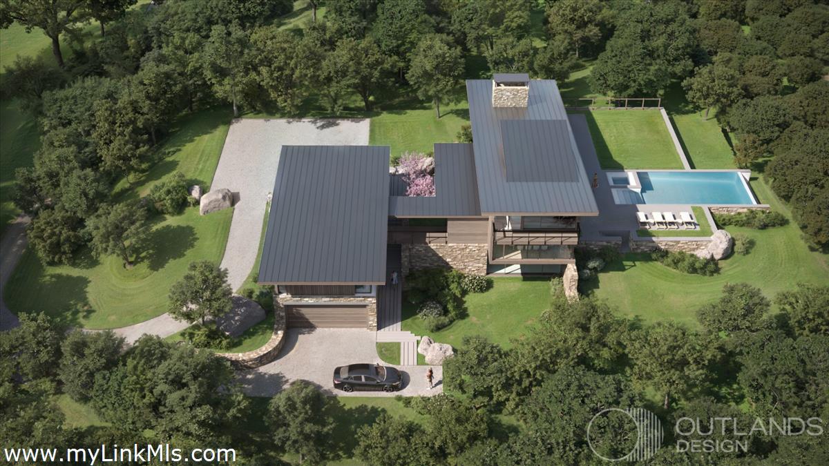 38 Fire Tower Road West Tisbury, MA 02568 - Photo 6 of 8 The architectural vision for a house include an infinity pool and landscaping.