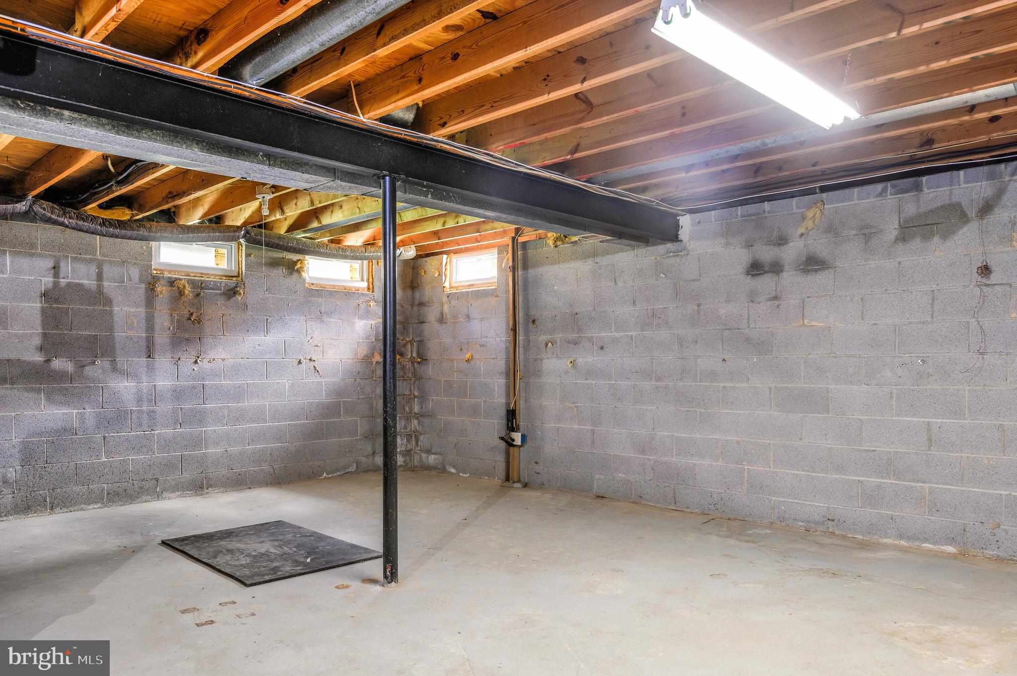 918 Pointer Ridge Drive Gaithersburg, MD 20878 - Photo 38 of 41 Unfinished basement with room to expand