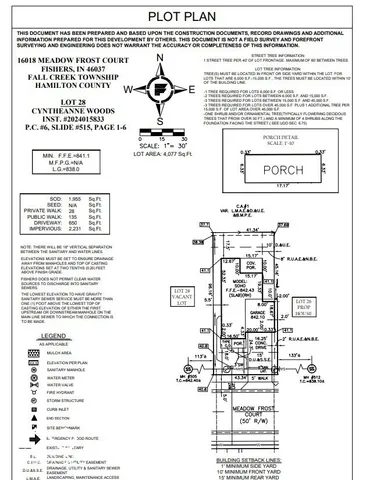 $469,999 | 16018 Meadow Frost Court, Fishers, IN 46037