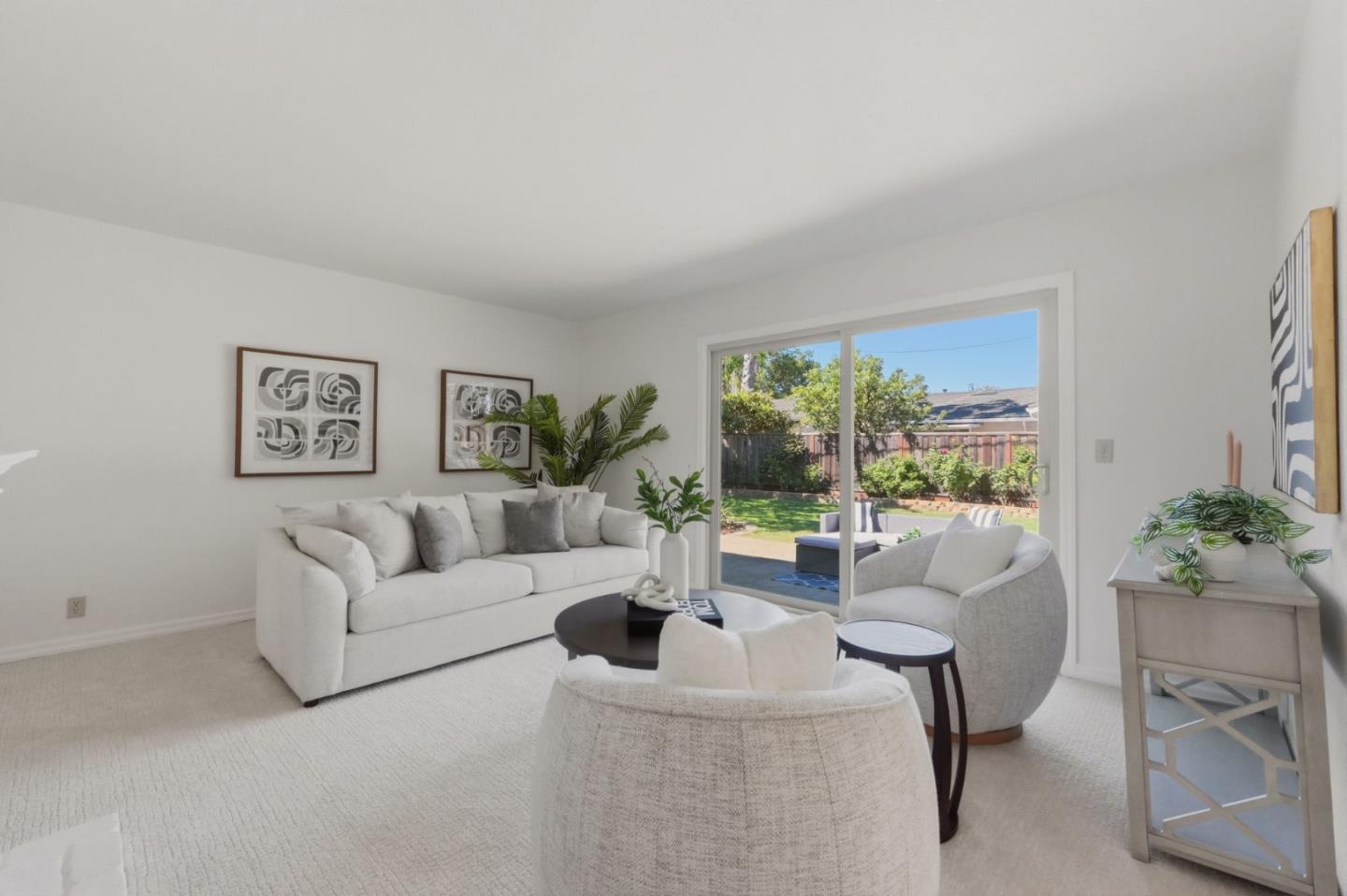 7577 Bollinger Road Cupertino, CA 95014 - Photo 27 of 56 a living room with furniture and a large window