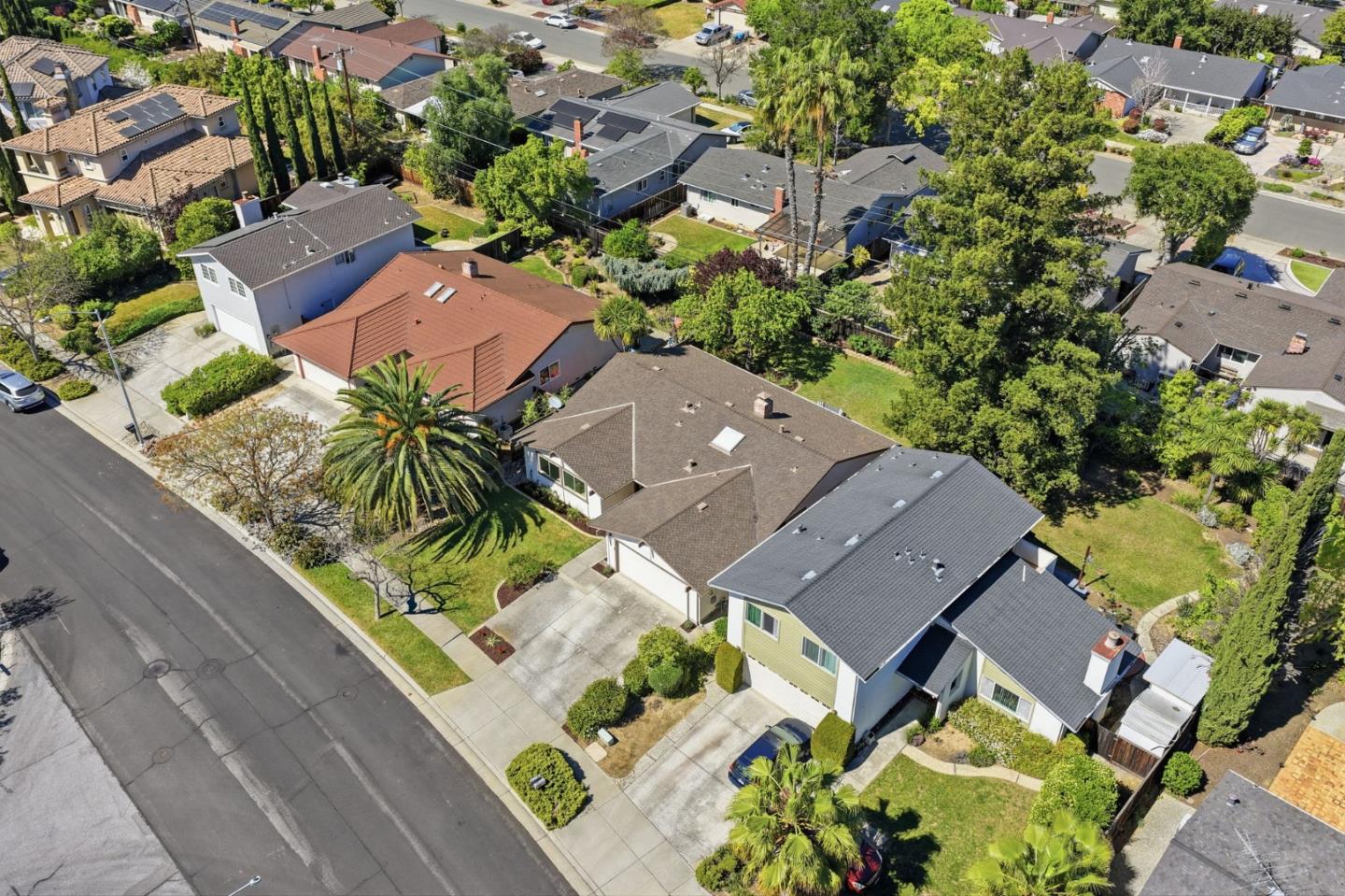 7577 Bollinger Road Cupertino, CA 95014 - Photo 47 of 56 an aerial view of residential houses with outdoor space