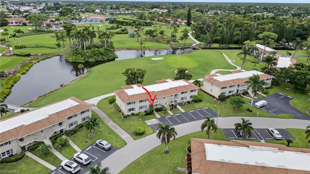 219 Memory Lane, Unit 3 Naples, FL 34112 - Photo 32 of 35 Bird's eye view of 7th fairway and green