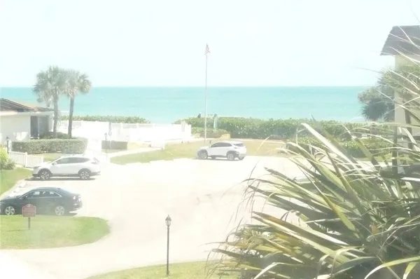 a view of an ocean and beach