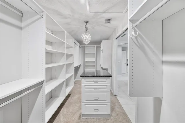 a view of walk in closet