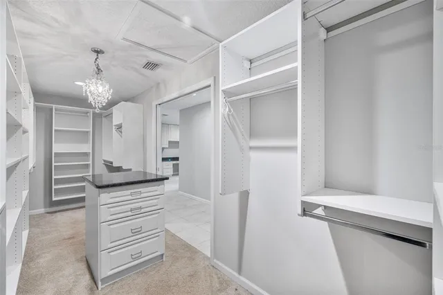 a view of walk in closet