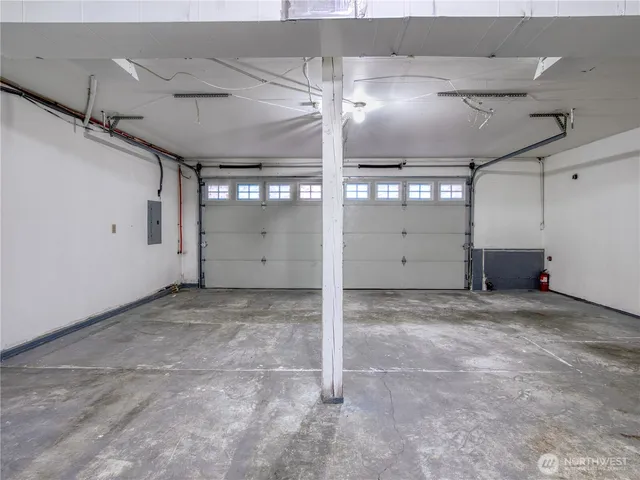 a view of parking garage