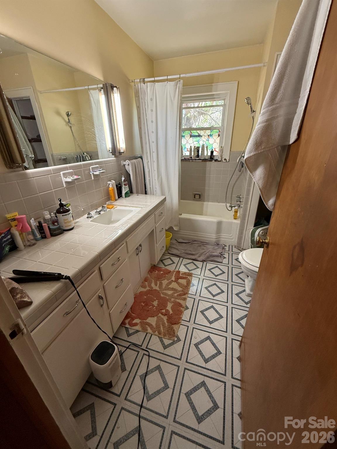 1582 Dutch Cove Road Canton, NC 28716 - Photo 36 of 47 a bathroom with a sink and mirror