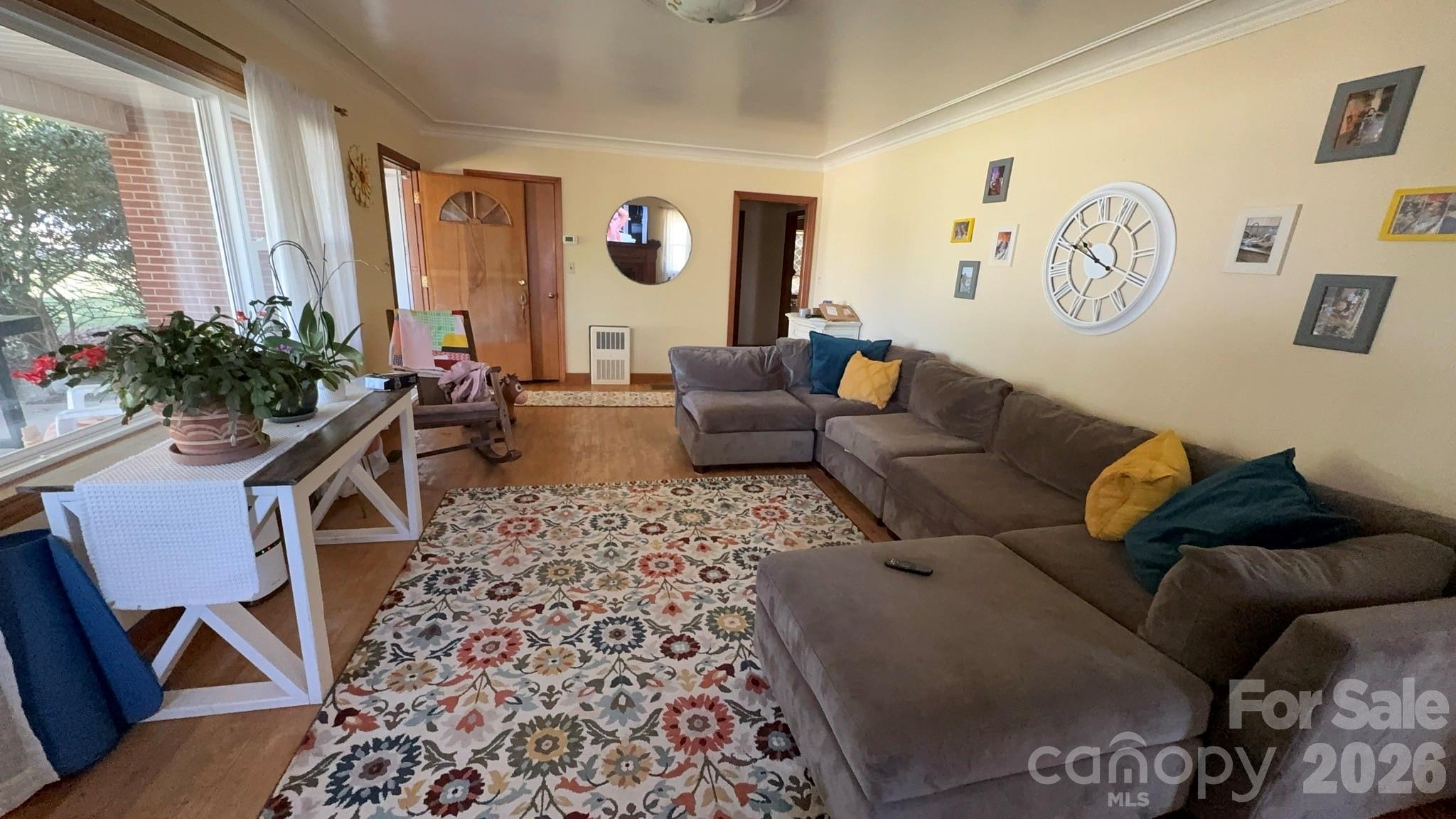 1582 Dutch Cove Road Canton, NC 28716 - Photo 9 of 47 a living room with furniture and a large window