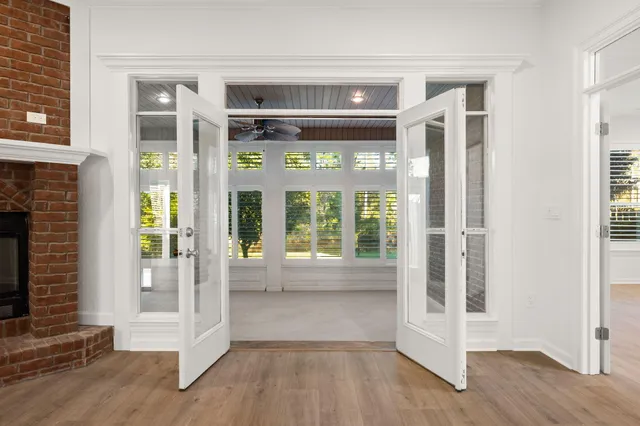 a view of an entryway of house with stairs