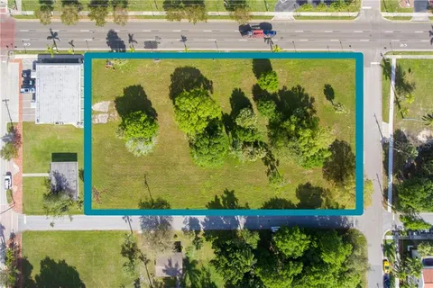 a view of a swimming pool with outdoor space