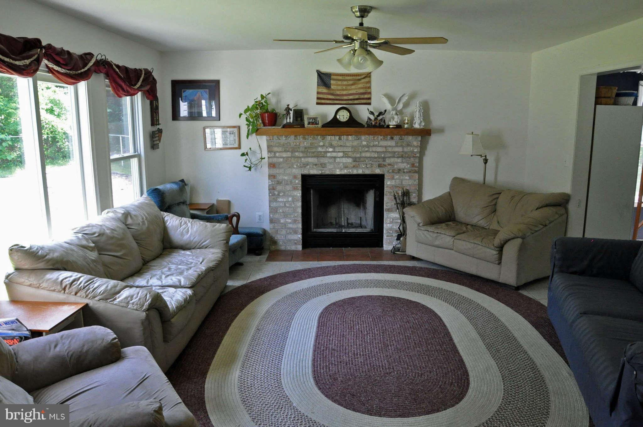 19025 Geeting Road Keedysville, MD 21756 - Photo 16 of 26 Family room with masonry fireplace