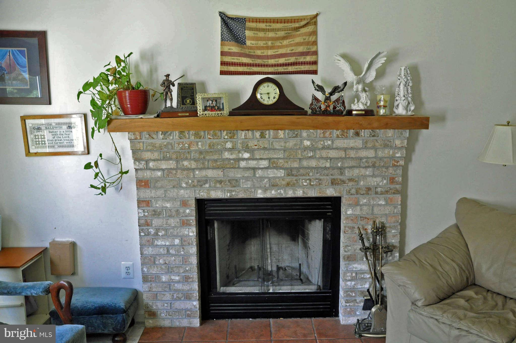 19025 Geeting Road Keedysville, MD 21756 - Photo 17 of 26 Masonry Fireplace
