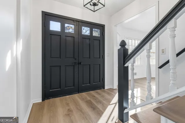 a view of a interior of the house