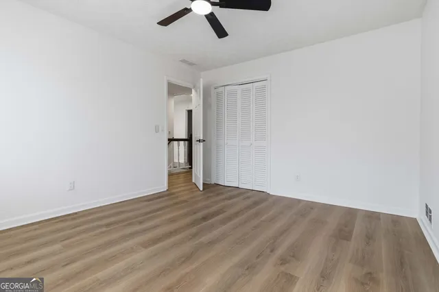 wooden floor in an empty room