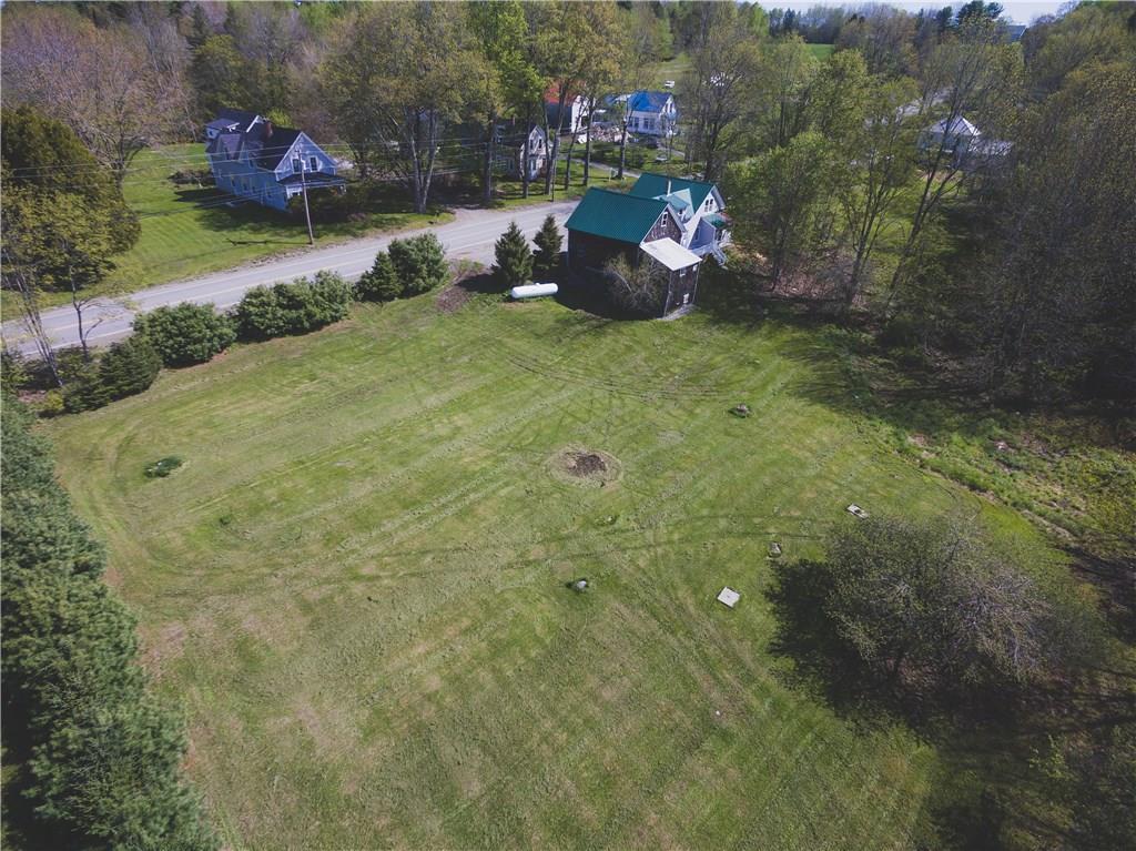 123 Gordon Hill Road Thorndike, ME 04986 - Photo 16 of 20 Drone picture, showing plot.