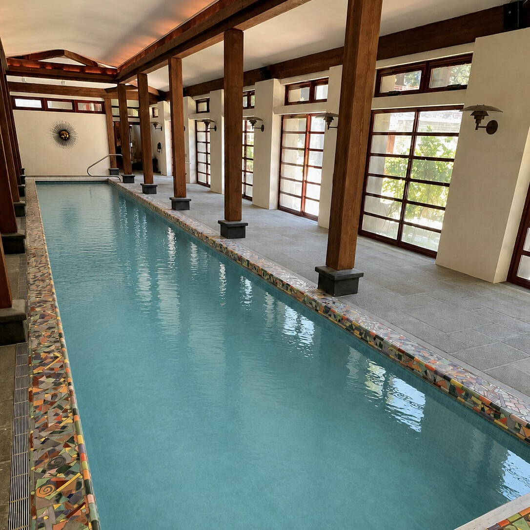 715 South River Street Hailey, ID 83333 - Photo 46 of 74 Indoor Pool Daytime Retouched Removed Co