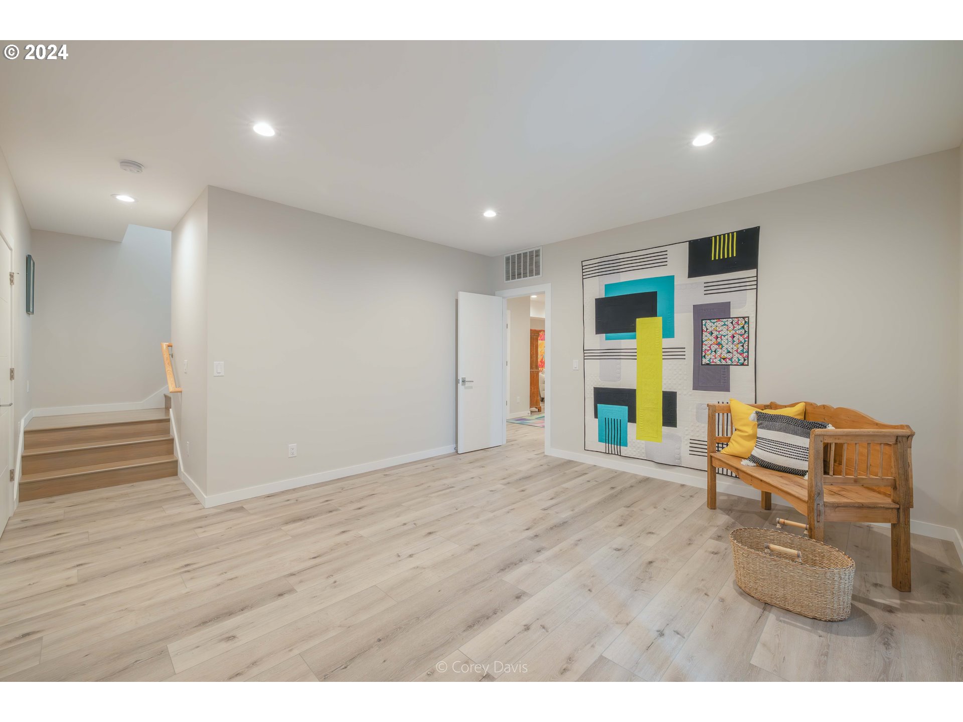 8760 Mariners Nehalem, OR 97131 - Photo 37 of 40 a view of an empty room with wooden floor