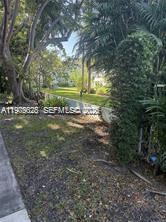 7700 Southwest 56th Avenue, Unit 4 Miami, FL 33143 - Photo 4 of 5 a view of a yard with plants and large trees
