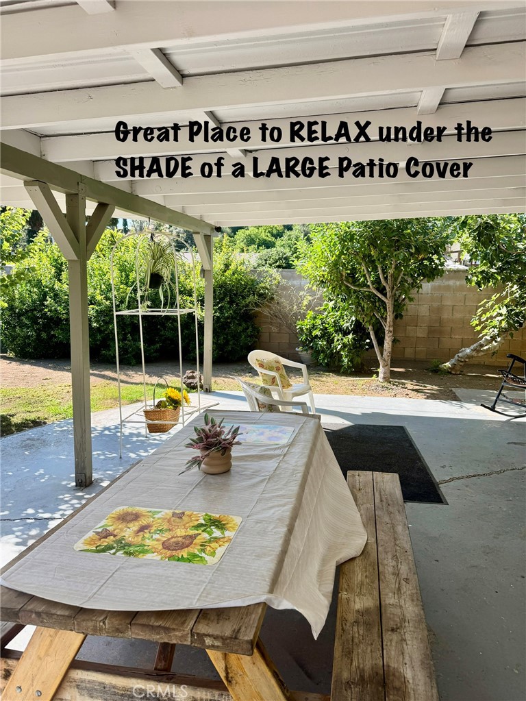 211 Benicia Road Diamond Bar, CA 91765 - Photo 28 of 36 RELAX AND ENJOY UNDER THE LARGE PATIO COVER.