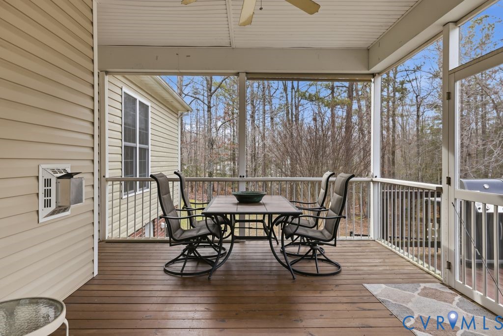 13630 River Road Chesterfield, VA 23838 - Photo 41 of 57 Screened porch overlooks to beautiful swimming poo