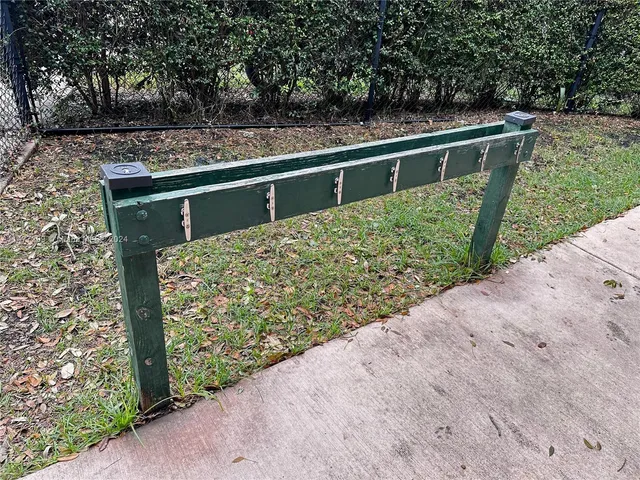 a view of a backyard with plants