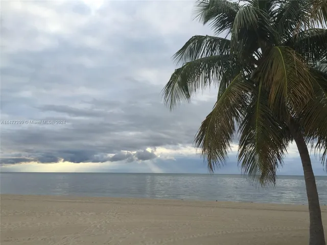 a view of an ocean and beach