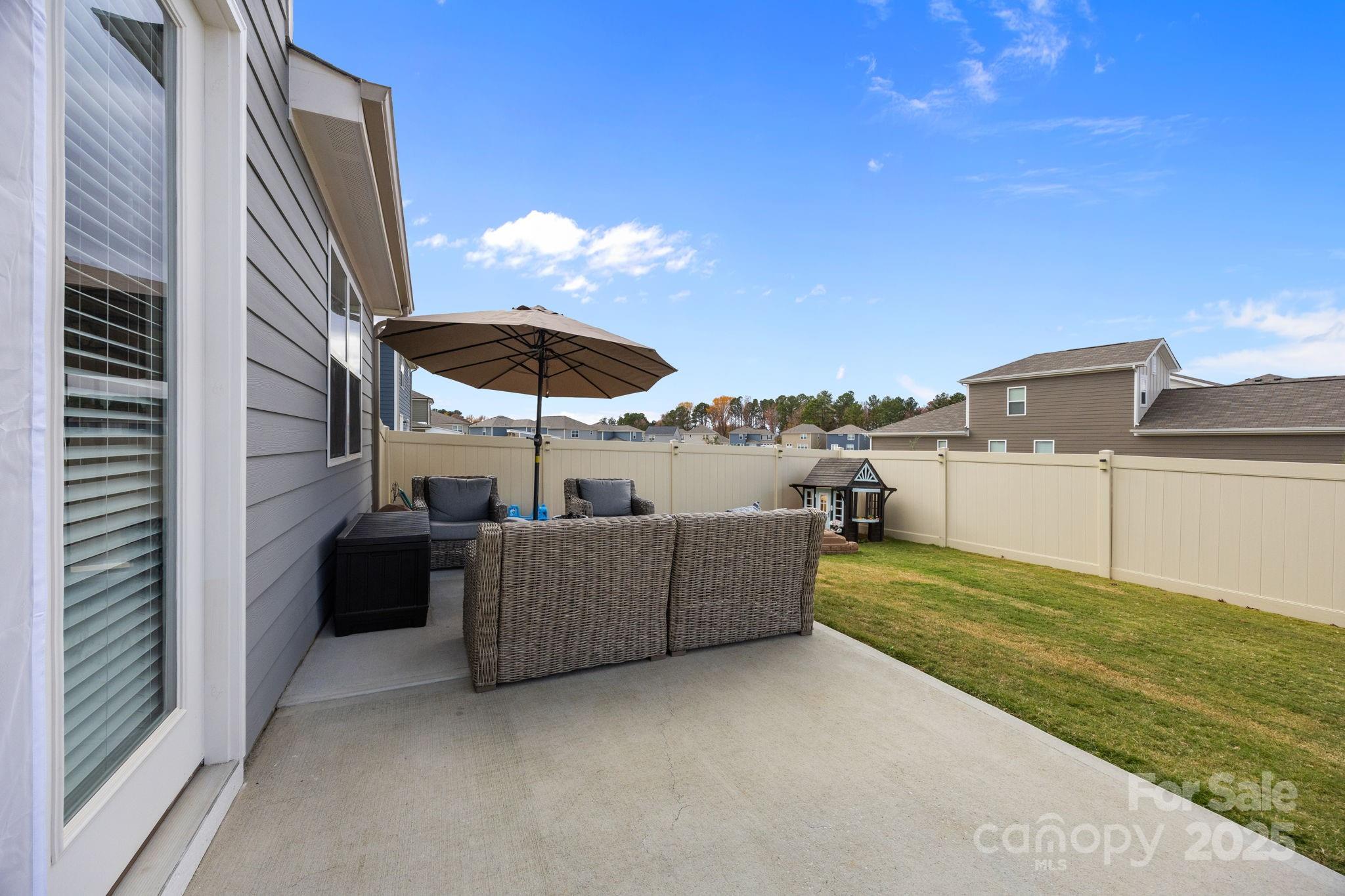 567 Sitka Drive York, SC 29745 - Photo 33 of 40 a view of a terrace with yard