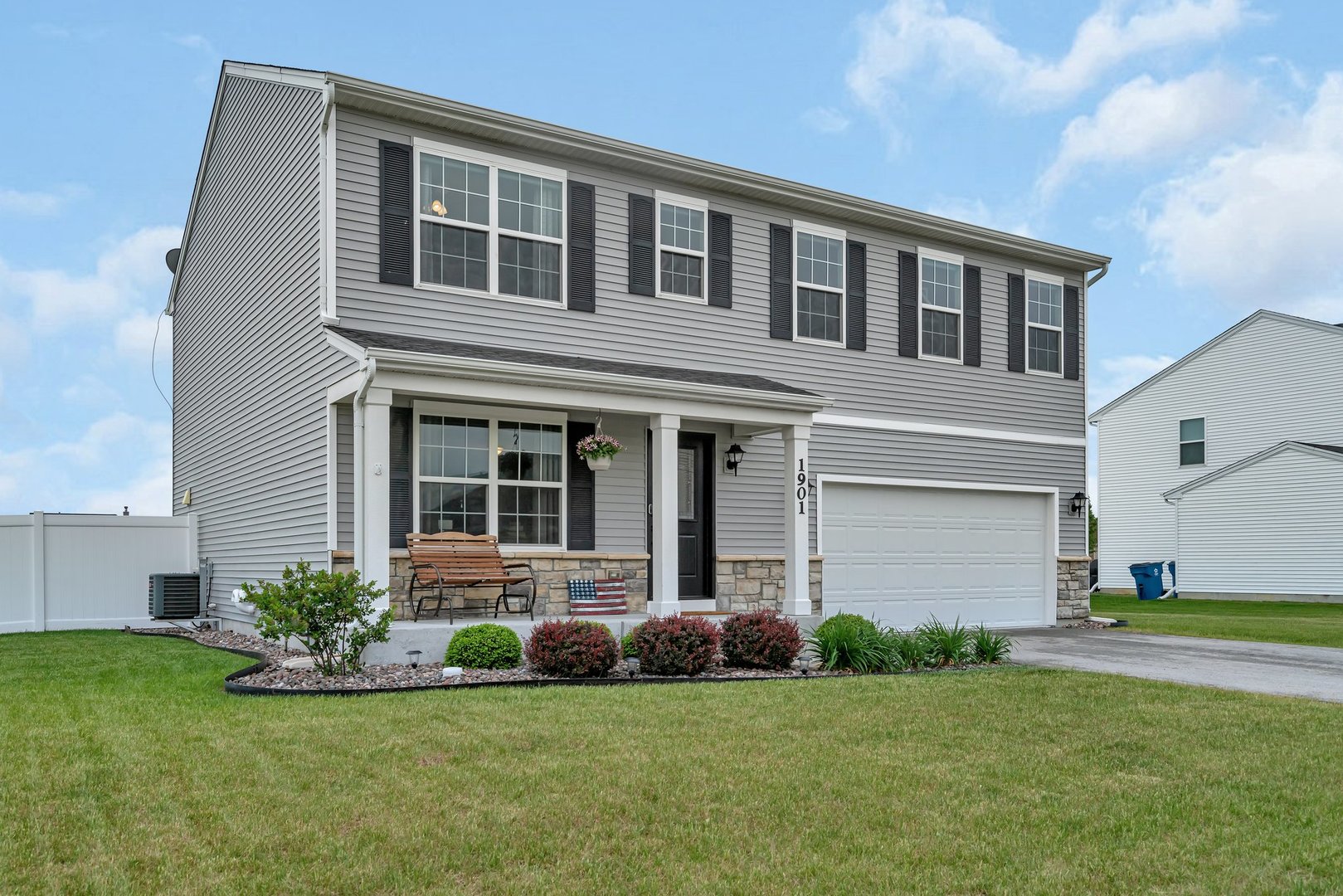 1901 Locust Road Morris, IL 60450 - Photo 1 of 30 a front view of a house with a garden