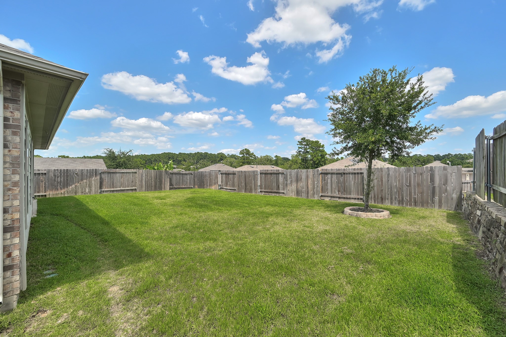 6302 Hendricks Harbor Conroe, TX 77304 - Photo 22 of 24 Backyard side view