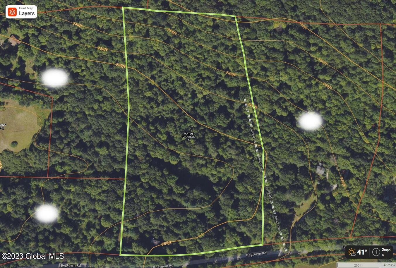 1119 Bogtown Road Hebron, NY 12865 - Photo 34 of 35 Aerial - Topo Map