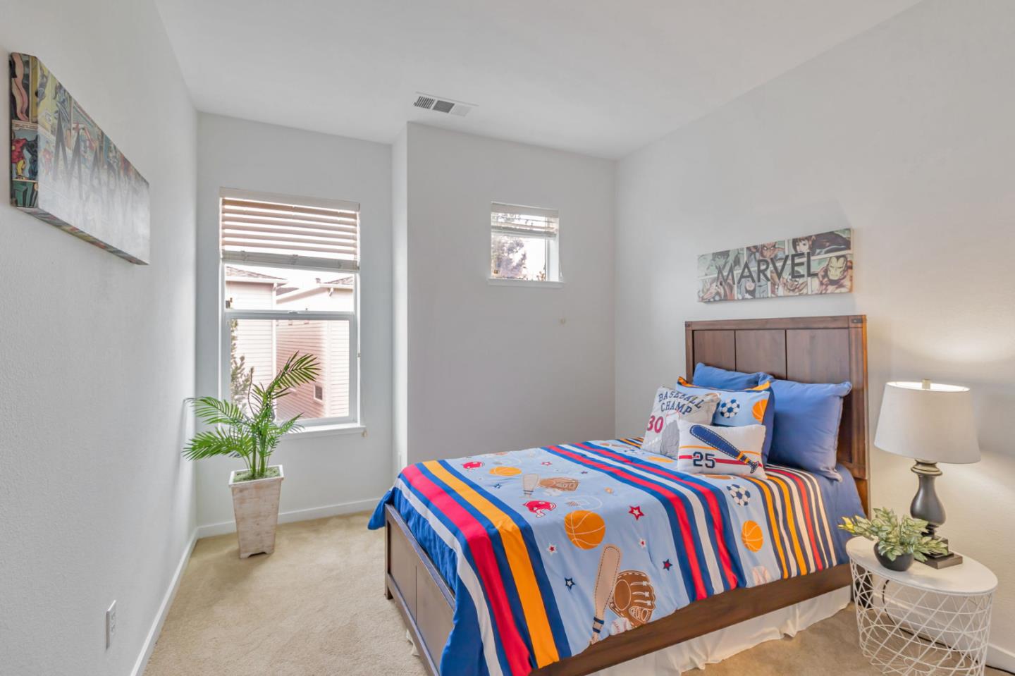 843 Avery Drive Mountain View, CA 94043 - Photo 27 of 43 a bedroom with bed and a window