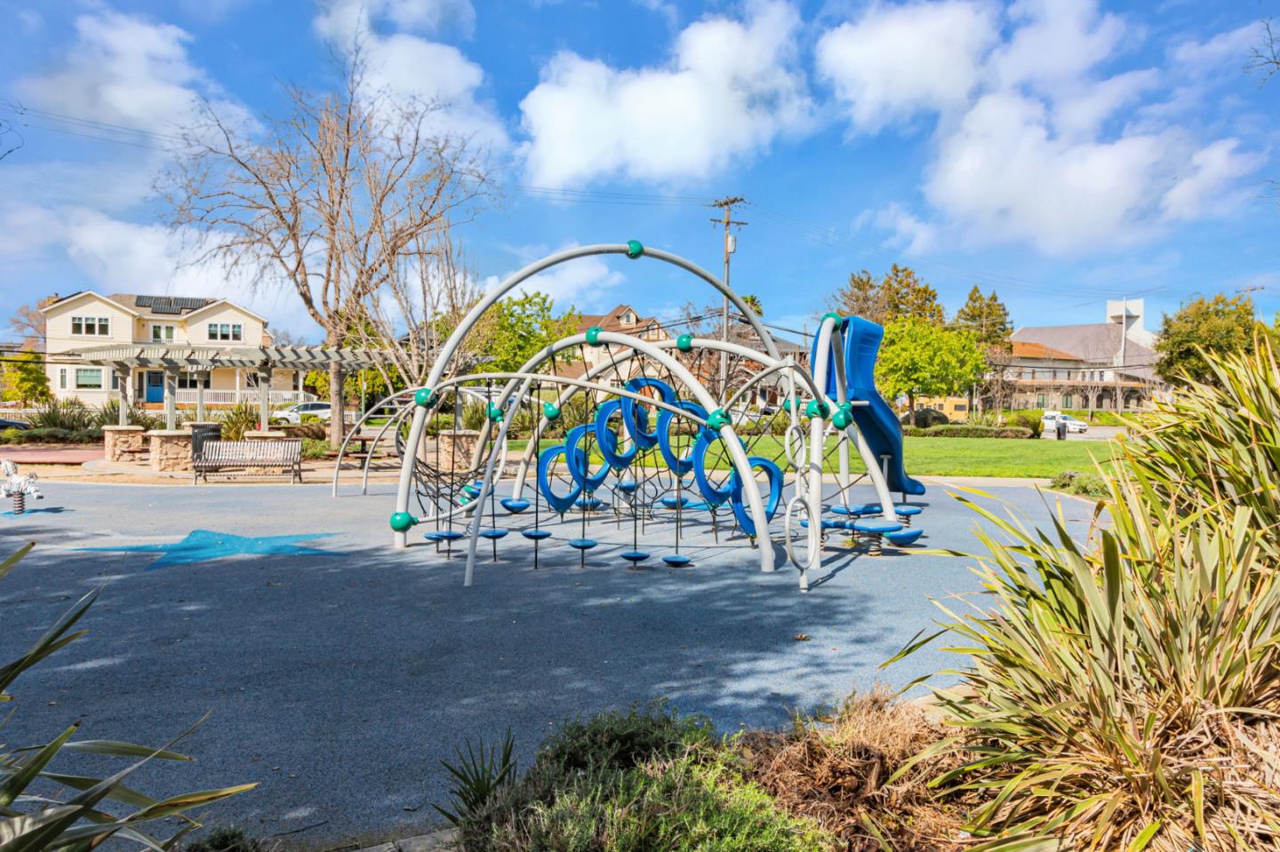 843 Avery Drive Mountain View, CA 94043 - Photo 41 of 43 a view of a park with swings and slides