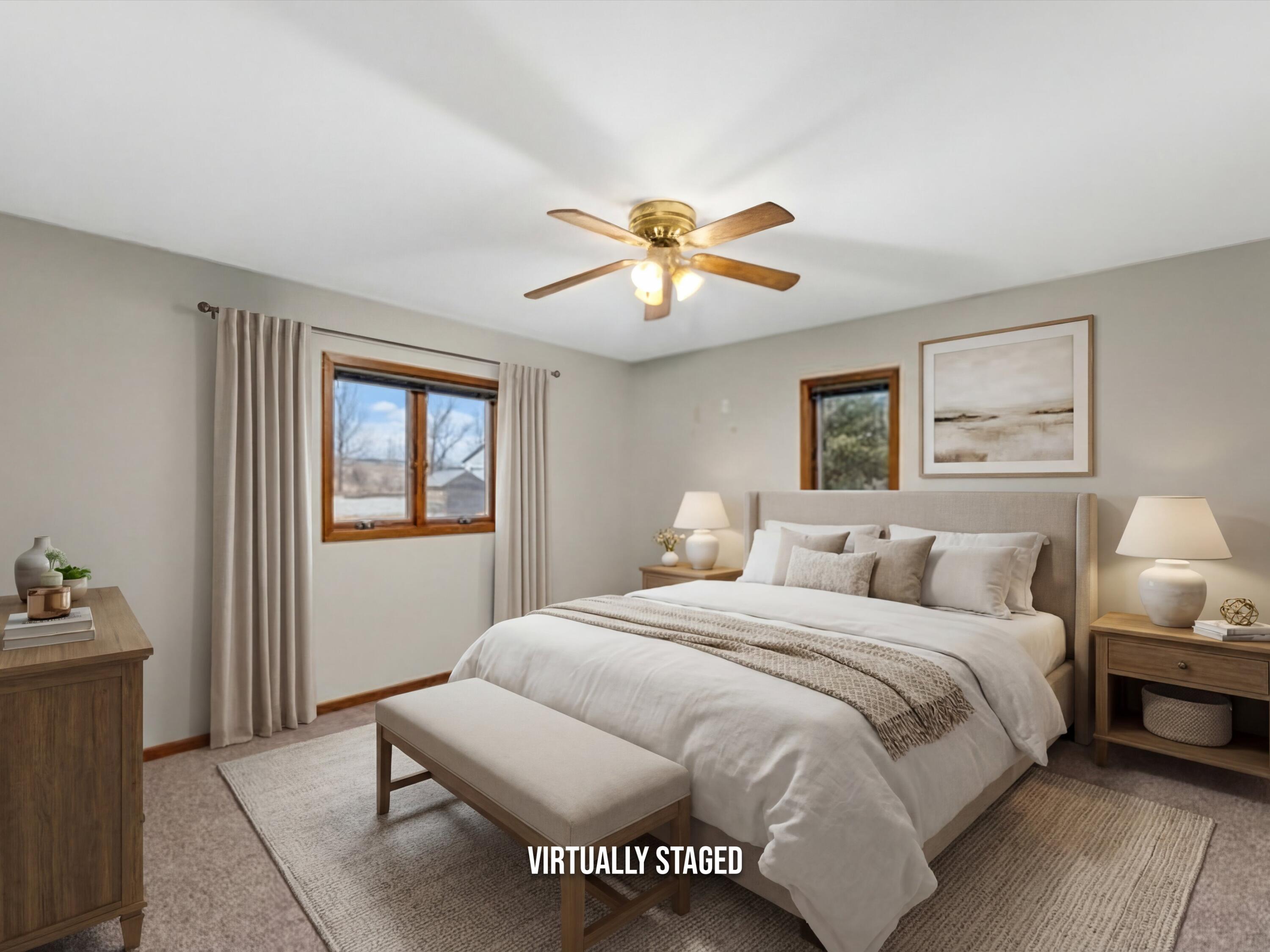 1230 North Parkview Road Manitowoc, WI 54220 - Photo 11 of 32 Primary Bed-Staged