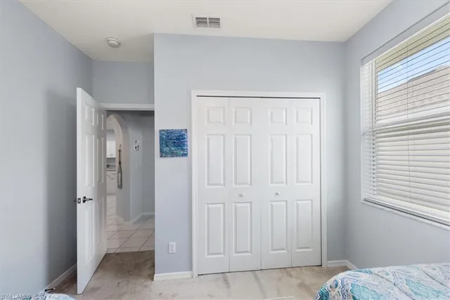 a view of a swimming pool with an outdoor space