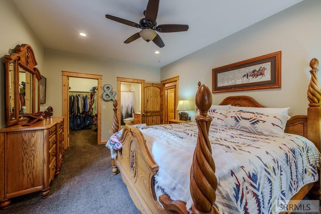 4030 Salt Lick Loop Road Island Park, ID 83429 - Photo 17 of 57 Walk in Closet and Bathroom